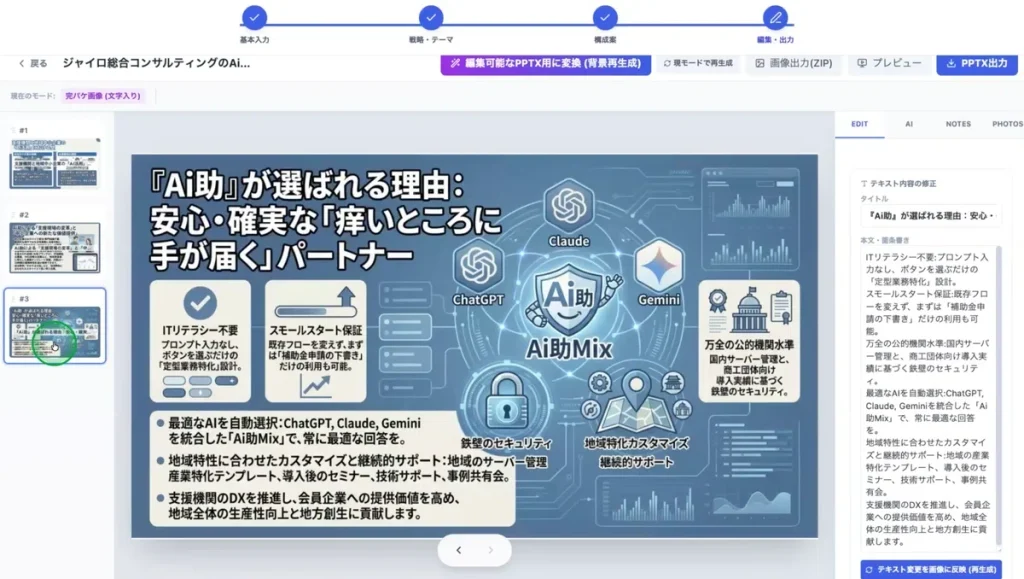 Ai助が選ばれる理由を示すインフォグラフィック資料